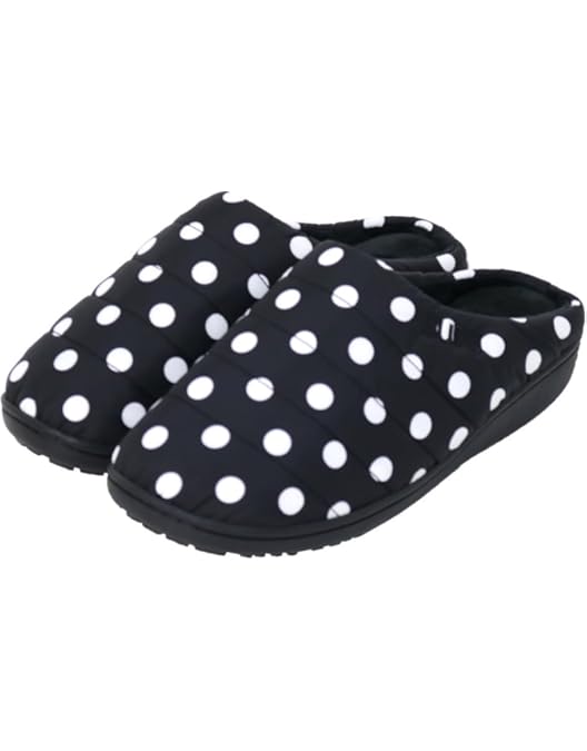 Amazon.com | SUBU Fall & Winter Slippers - Polka Dots | Slippers